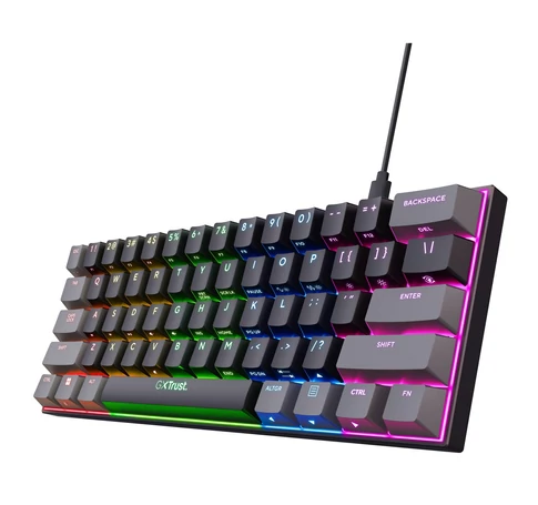 Trust GXT 867 Acira keyboard Gaming USB QWERTY US English Black