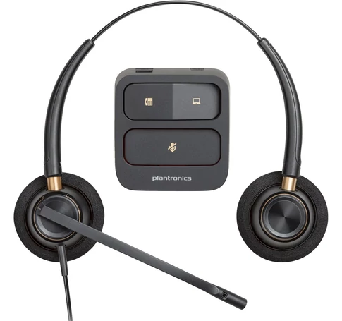 Poly EncorePro 520 Binaural Headset +Quick Disconnect