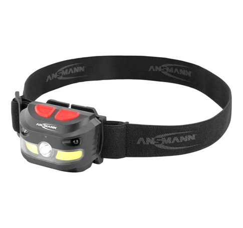 Ansmann HD250RS Black Headband flashlight COB LED
