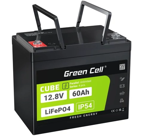 Green Cell LFPGC12V60AH UPS battery Lithium Iron Phosphate (LiFePO4) 12.8 V 60 Ah