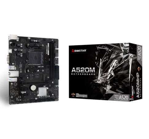 Biostar A520MHP motherboard AMD A520 Socket AM4 micro ATX