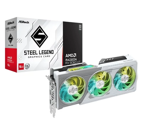 Graphics card. Asrock RX9060XT Steel Legend 16GB OC