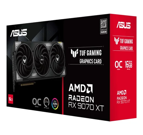 ASUS TUF Gaming TUF-RX9070XT-O16G-GAMING AMD Radeon RX 9070 XT 16 GB GDDR6