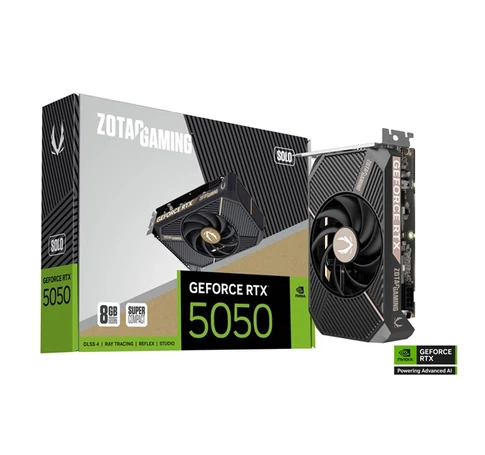 ZOTAC Videokártya PCI-Ex16x nVIDIA RTX 5050 SOLO 8GB GDDR6 OC