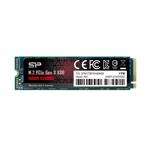 Silicon Power P34A80 M.2 1024 GB PCI Express 3.0 SLC NVMe