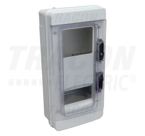 1F Fogyasztásmérő szekrény, almérőhöz  1×5mod+100×80, H×W×D=350×170×100mm, IP65, IK10