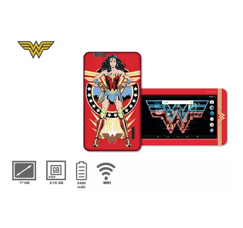 eSTAR 7“ Wonder Woman HERO Kids Tablet (7"/Rockchip3326/16GB/2GB/2400mAh/WiFi)