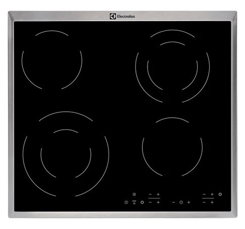 Electrolux EHF6342XOK hob Black Built-in Ceramic 4 zone(s)