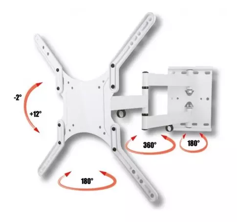 Holder for LCD/LED 23-55inch regulation white