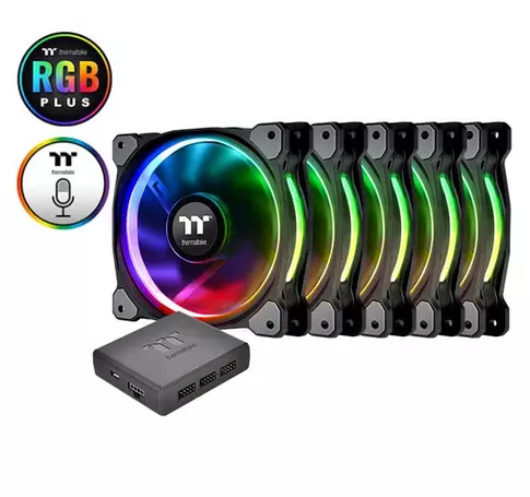 Riing 14 RGB Plus TT Premium Edition 5 Pack (5x140mm, 500-1400 RPM)