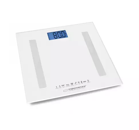 BATHROOM SCALE 8IN1 WITH BLUETOOTH B.FIT WHITE