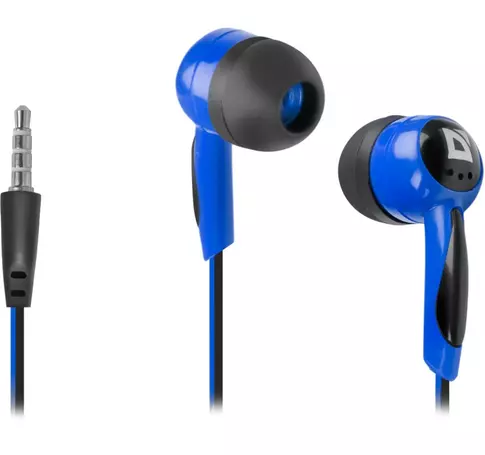 EARPHONES BASIC 604 BLACK-BLUE