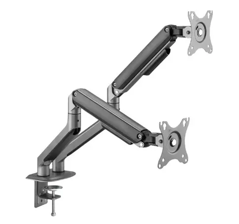 Desk mount 2 screens 17-32 inches 9kg grey