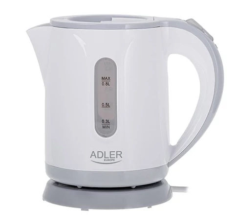 Electric kettle 0,8l AD 1371g white-gray