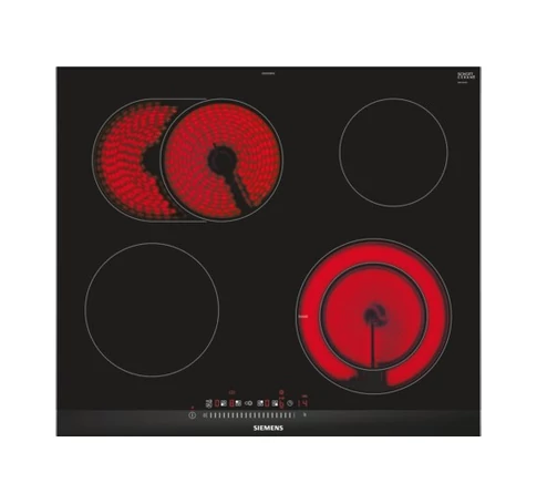 Siemens ET675FNP1E hob Black, Stainless steel Built-in Ceramic 4 zone(s)
