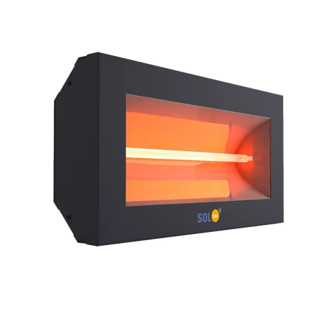 SolBee SBH 20 C halogén infrafűtés - fekete, 2000 W