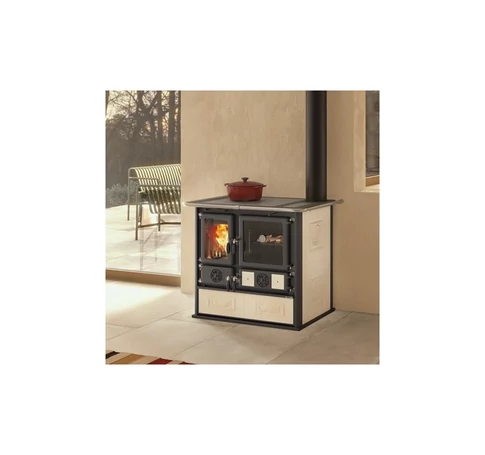 LaNordica Rosa 5.0 Ceramica fatüzelésű sparhert (krém) - 8,8 kW 