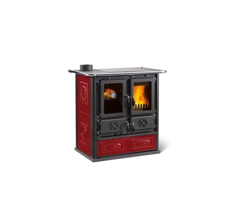 LaNordica Rosetta Sinistra 5.0 fatüzelésű sparhert (bordó) - 7,9 kW
