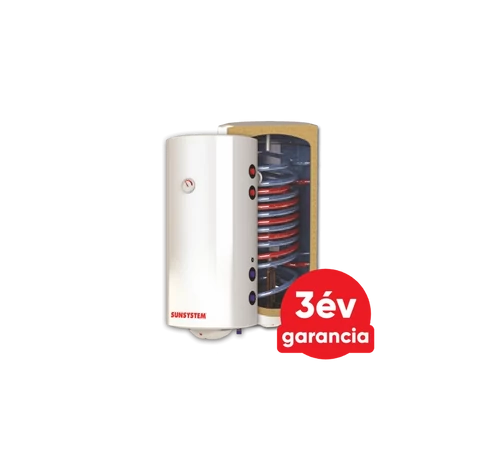 Sunsystem MB 100 V/S2 R fali indirekt HMV tartály 2 párhuzamos hőcserélővel 3 kW (jobbos) 