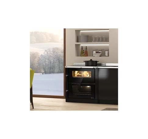 LaNordica Verona XXL fatüzelésű sparhert (fekete) - 7 kW