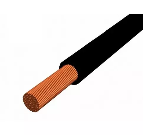 H07V-K 1x 4 fekete (0) 450/750V hajlékony egyerű sodrott vezeték (M-kh, Mkh)