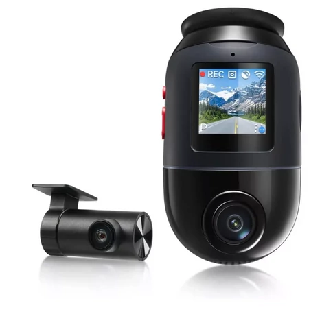 70mai Dash Cam 4K Omni X800 + RC14 menetrögzítő kamera csomag, Sony STARVIS IMX678 szenzor, 4K/60fps, 360°, 4G