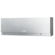 Mitsubishi Electric Split MSZ-EF25VGK2S Prémium Design oldalfali beltéri egység, infrás távirányítóval, ezüst színben, beépített WiFi adapterrel, R32 Mono és Multisplit kültéri egységekhez.