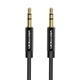 Cable Audio 3.5mm mini jack Vention BAGBD 0.5m Black Metal