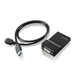 Lenovo USB 3.0 - DVI/VGA video digitalizáló adapter 2048 x 1152 pixelek Fekete