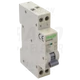 Kombinált védőkapcsoló, elektronikus, 2P, 1 modul, B kar.  B10, 30mA, 6kA, AC,