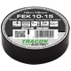 Szigetelőszalag, fekete  10m×15mm, PVC, 0-90°C, 40kV/mm