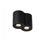 MaxLight C0086 LAMPA SUFITOWA BASIC ROUND CZARNA PODWÓJNA - MAX-C0086
