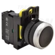 Egyszerű nyomókapcsoló, fekete  1×NO, 5A/230V AC-15, IP65