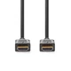 Nedis CVGL34060BK20 ultra HD HDMI kábel, HDMI dugó - dugó, 4K@60Hz, ARC, 18 Gbps, aranyozott csatlakozók, hossz 2m