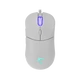WHITE SHARK BAGDEMAGUS-W, GM-5010W gamer egér, 6D, fehér, 7200 dpi, RGB