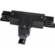TRACK T CONNECTOR T-L2 4W BLACK - Csatlakozó szalag csatlakozó